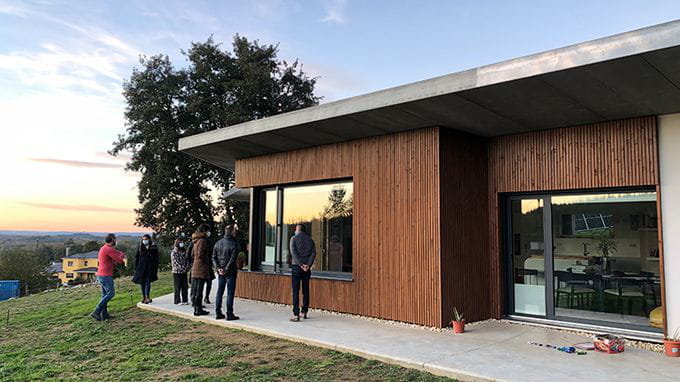 Jornadas de puertas abiertas a una vivienda Passivhaus realizada por Maderas Besteiro