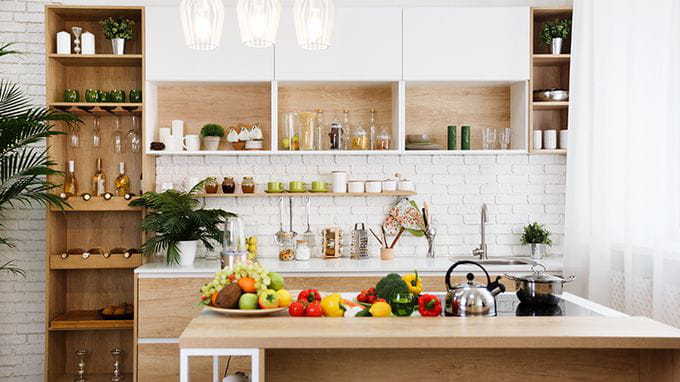 ¡La madera en la cocina es tendencia!