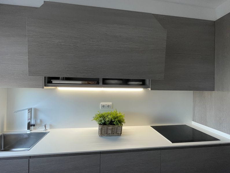 Si eres de espacios minimal, esta es tu cocina