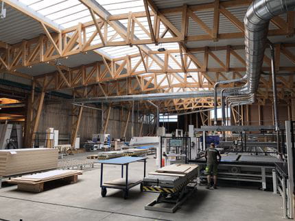 Nave industrial diseñada y ejecutada por Besteiro