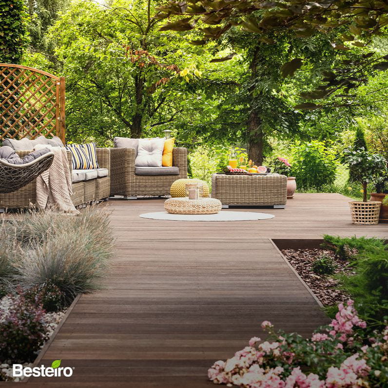 Suelos de madera para las zonas exteriores