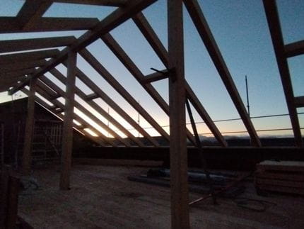 Restauración de un edificio en madera con secuelas de un incendio es posible