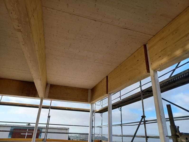 Asesoría técnica en madera clave para  la obra del Centro multifuncional de ocio en Ames (A Coruña)