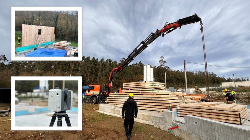 Besteiro interviene en una construcción para defensa del monte, nuevo BUO en Mondoñedo