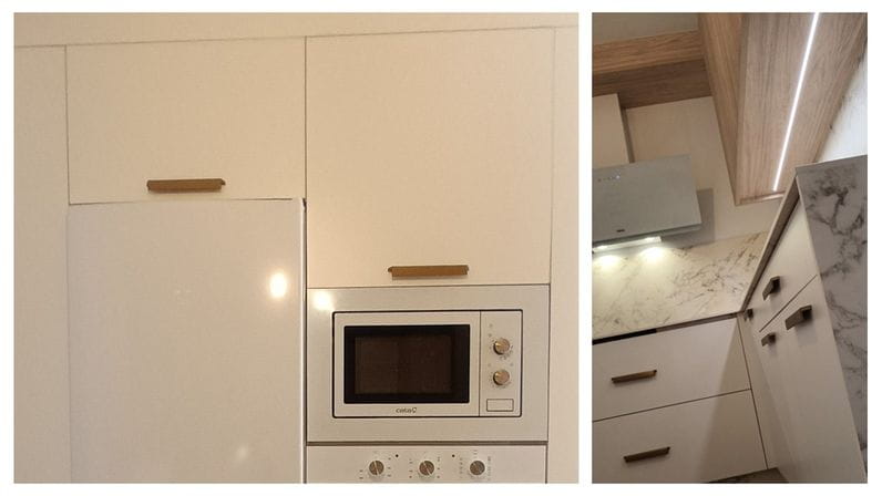 Blanco y madera, una combinación ganadora para decorar la cocina