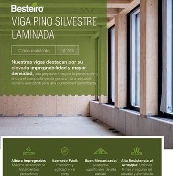 Viga Pino Silvestre