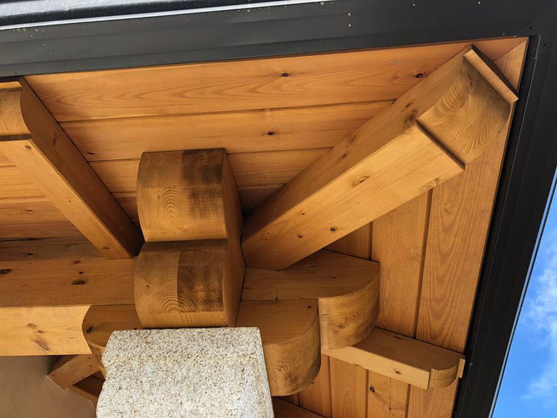 Cubierta de madera para Construcciones Ríocereixa
