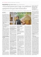 Mario Carballo en la Voz: «Si no luchamos por Lugo, no podemos quejarnos de que esté estancado»